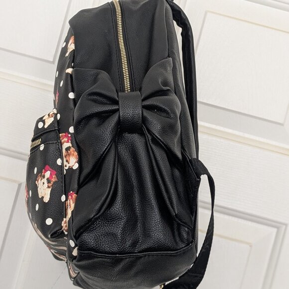 Betsey Johnson Women\'s Side Bow Backpack Black/Multi One Size main image 8